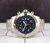 Breitling 45mm Avenger Chronograph GMT Automatic Steel Mens Watch A24315